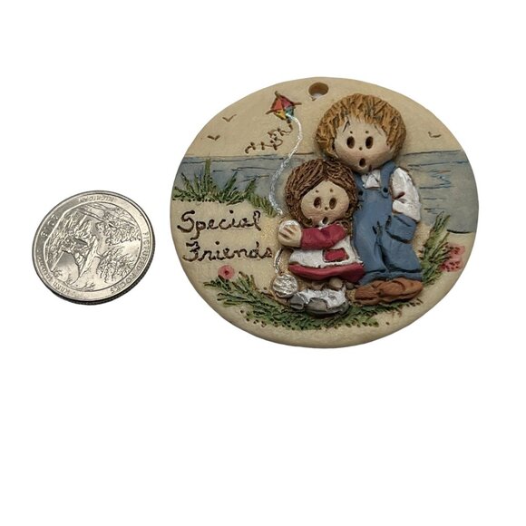 Vintage La Berge Ornament Pendant Special Friends Gift Seashore Beach 1994‎ - Picture 7 of 7